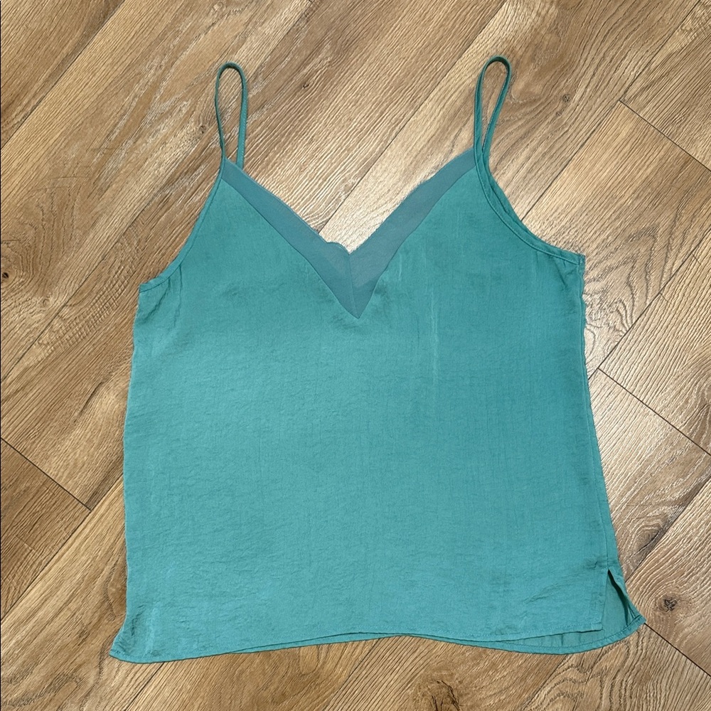 BKE Red Teal V-Neck Camisole